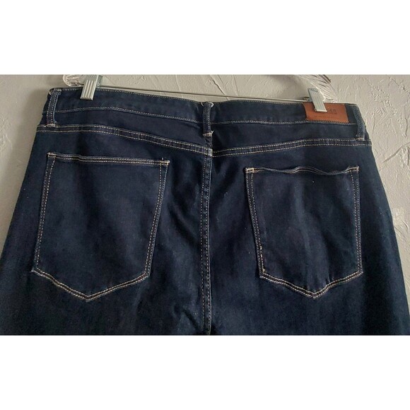 Tommy Hilfiger Jeans Womens 6 Blue Tribeca Skinny Dark Wash Cuffed Denim Pants - Picture 7 of 8